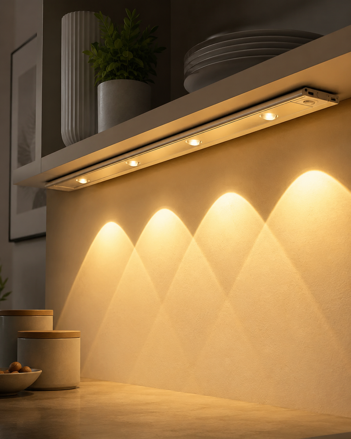 BARRA LED MODERNA CON SENSOR DE 50 CM